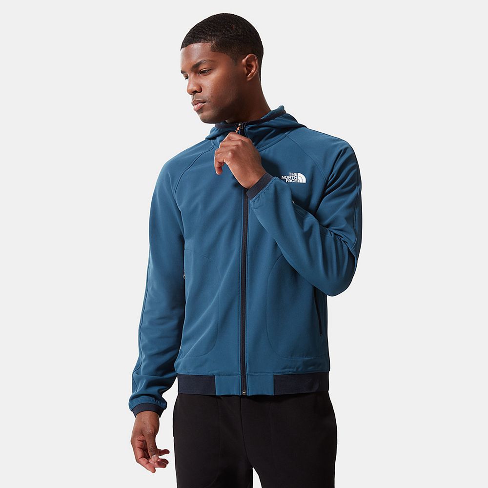 The North Face Fleece Jacket Mens Australia - The North Face Tekware Blue Flashdry (USR-795168)